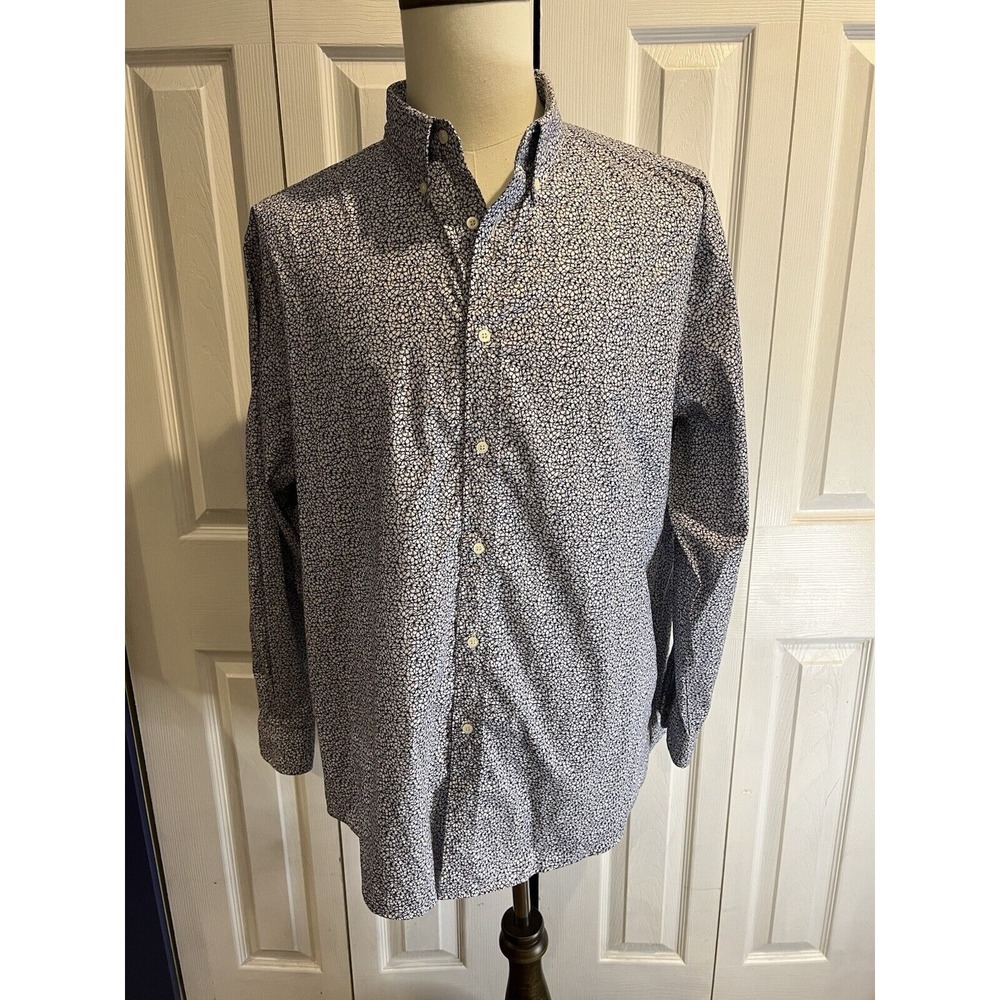 Jos A Bank Button Up Shirt Men's Floral‎ Pattern